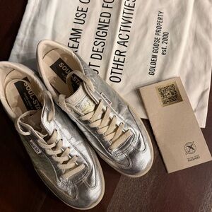 Golden Goose Silver Women’s Sneakers